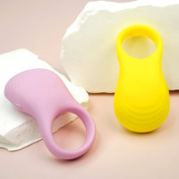 Ерекційне віброкільце Sweet Em з пультом, рожевий, 8.5 х 4.5 см