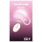 Ерекційне віброкільце Sweet Em з пультом, рожевий, 8.5 х 4.5 см