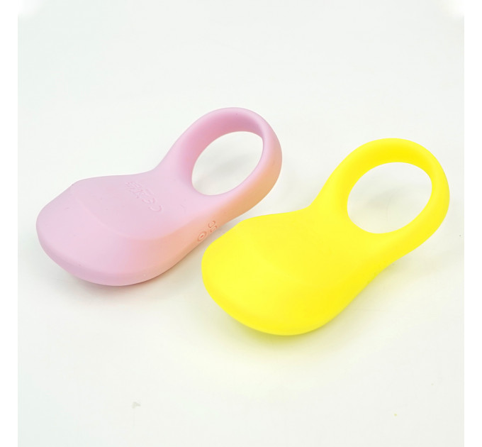 Ерекційне віброкільце Sweet Em з пультом, рожевий, 8.5 х 4.5 см