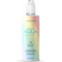 Лубрикант гипоалергенный Wicked Simply Aqua Special Edition с экстрактом оливы, 120 мл