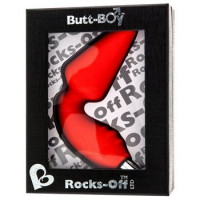 Массажер простаты с вибрацией Rocks-Off Butt-Boy красный