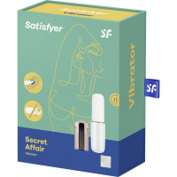 Міні вібратор із сенсорним керуванням Satisfyer Secret Affair білий