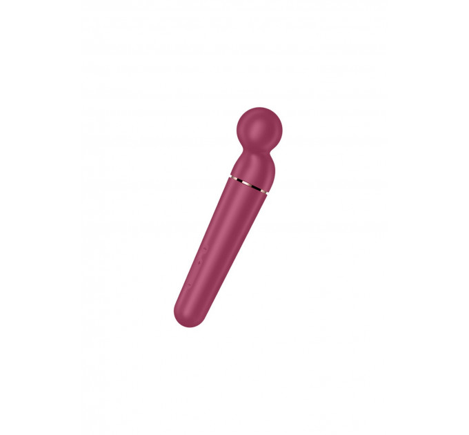 Микрофон Satisfyer Planet Wand-er для массажа и точечной стимуляции эрогенных зон, бордовый