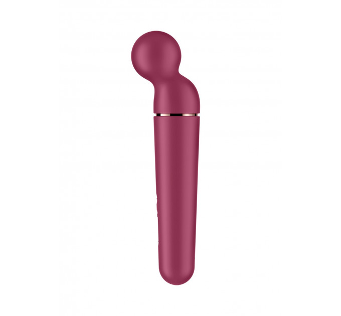Микрофон Satisfyer Planet Wand-er для массажа и точечной стимуляции эрогенных зон, бордовый