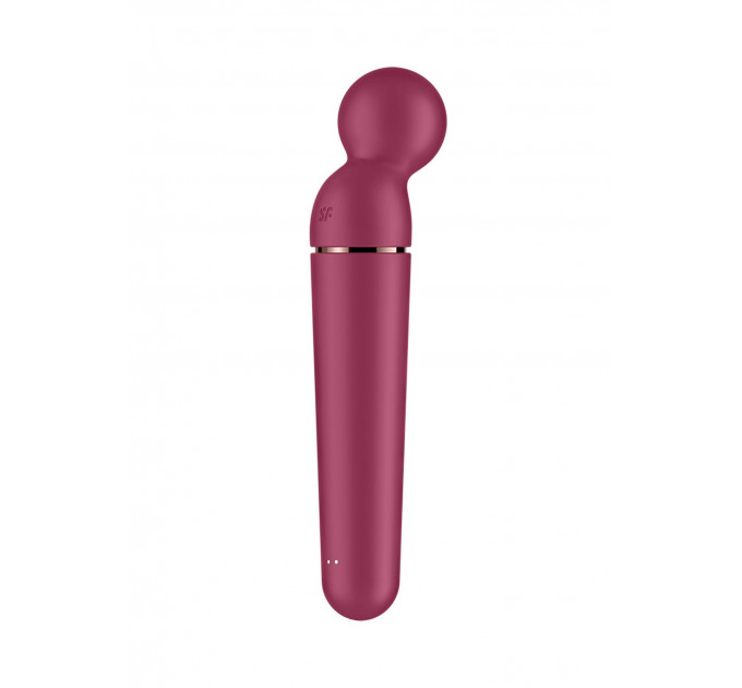 Микрофон Satisfyer Planet Wand-er для массажа и точечной стимуляции эрогенных зон, бордовый