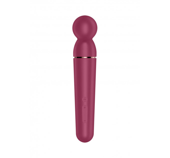 Микрофон Satisfyer Planet Wand-er для массажа и точечной стимуляции эрогенных зон, бордовый
