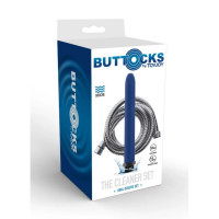 Набор для анального душа ToyJoy Buttocks The Cleaner Shower Set, синий, 15 см