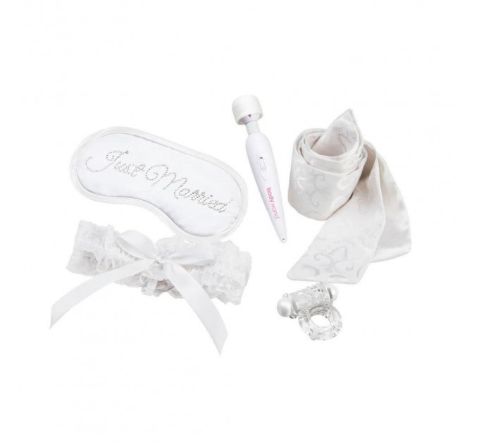 Набір для наречених Bodywand Honeymoon Gift Set з 5 предметів, білий