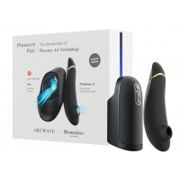 Набор для пар мастурбатор Arcwave Ion + Womanizer Premium 2 Black, Pleasure Pair, черный
