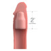 Насадка на пенис Pipedream Fantasy X-tensions Elite бежевая, 21 см