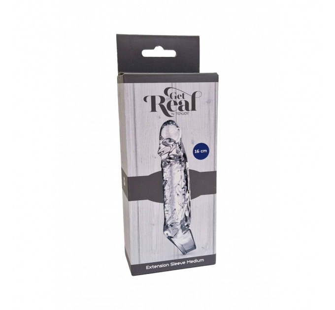 Насадка удлиняющая ToyJoy Get Real Penis Sleeve Medium