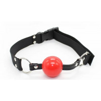 Нейлоновый кляп DS Fetish Nylon gag black/red