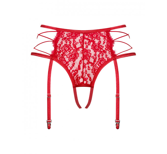 Пояс для чулок Obsessive Rediosa L/XL