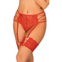 Пояс для панчох Obsessive Rediosa L/XL
