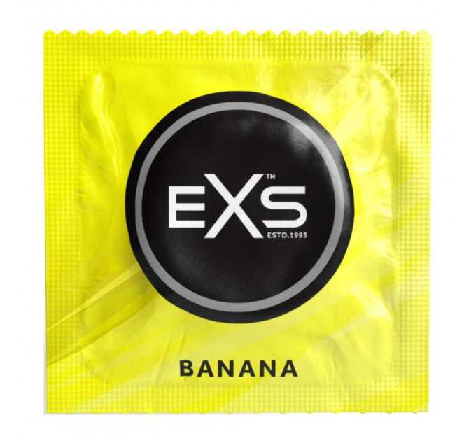 Презервативы Exs Banana со вкусом банана, стандартного размера (цена за 5 шт.)