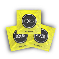 Презервативы Exs Banana со вкусом банана, стандартного размера (цена за 5 шт.)