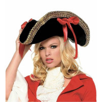 Піратський капелюх Pirate Hat with Gold Trim від Leg Avenue, чорний