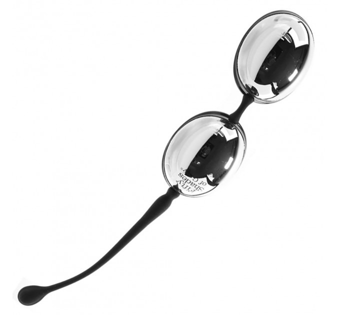 Серебристые вагинальные шарики Fifty Shades of Grey 2019