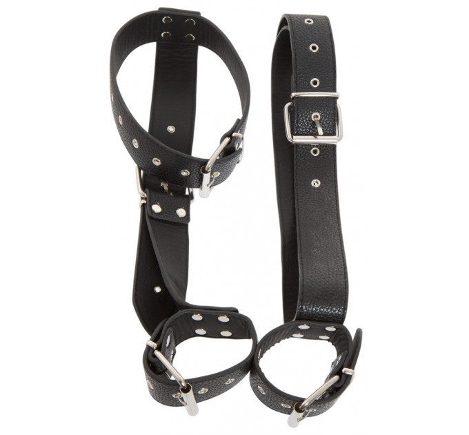 Система фіксації Bad Kitty Neck and Hand Restraints, чорного кольору