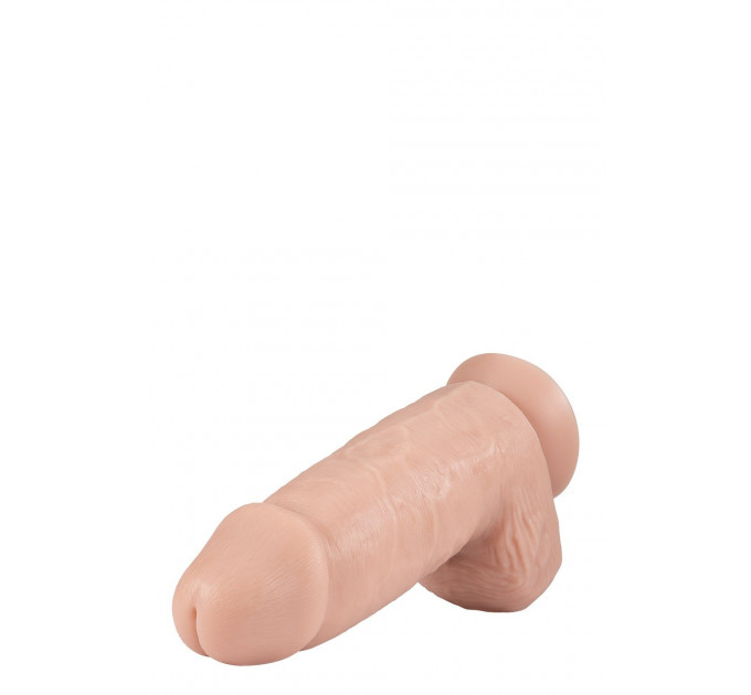 Толстый реалистичный фаллоимитатор Blush Dr. Skin с присоской, телесный