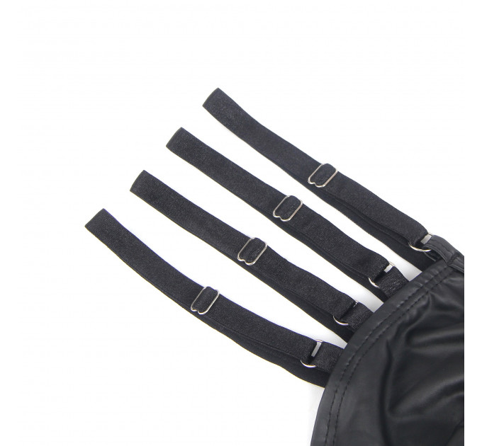 Труси чоловічі Star Night, з чотирма рядами лямок, чорні, XL