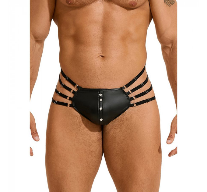 Труси чоловічі Star Night, з чотирма рядами лямок, чорні, XL