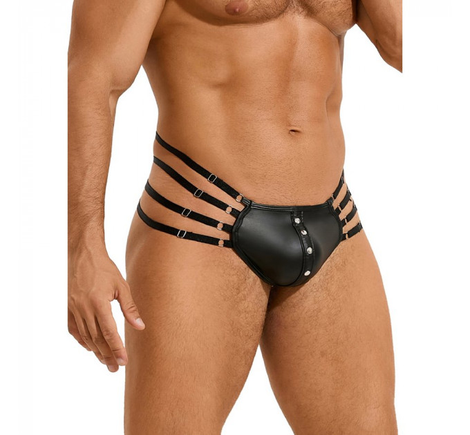 Труси чоловічі Star Night, з чотирма рядами лямок, чорні, XL