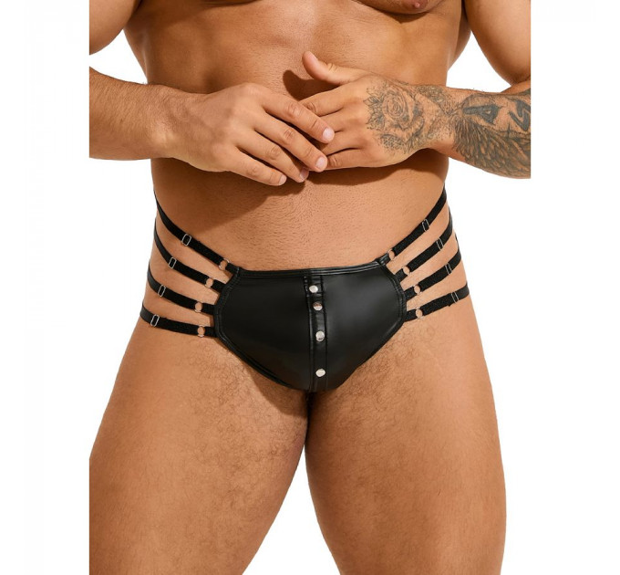 Труси чоловічі Star Night, з чотирма рядами лямок, чорні, XL