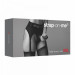 Трусики для страпона, XXL, с подвязками для чулок Strap-On-Me черные