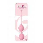 Вагинальные шарики Dream Toys Bloom Duo Love 3.6 см, розовый