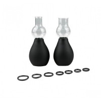 Вакуумні стимулятори для сосків EasyToys Black