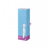 Вибромассажер-Микрофон Satisfyer Wand-er Woman, белый, XXL