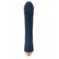 Вибромассажер с функцией нагрева Dream Toys Goddess Collection Boreas синий