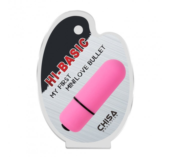 Вибропуля Chisa HI-BASIC Mini Love Bullet из ABS-пластика, розовая