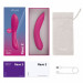 Вібратор для точки G Rave 2 We-Vibe, силіконовий, рожевий, 19.3 х 3 см