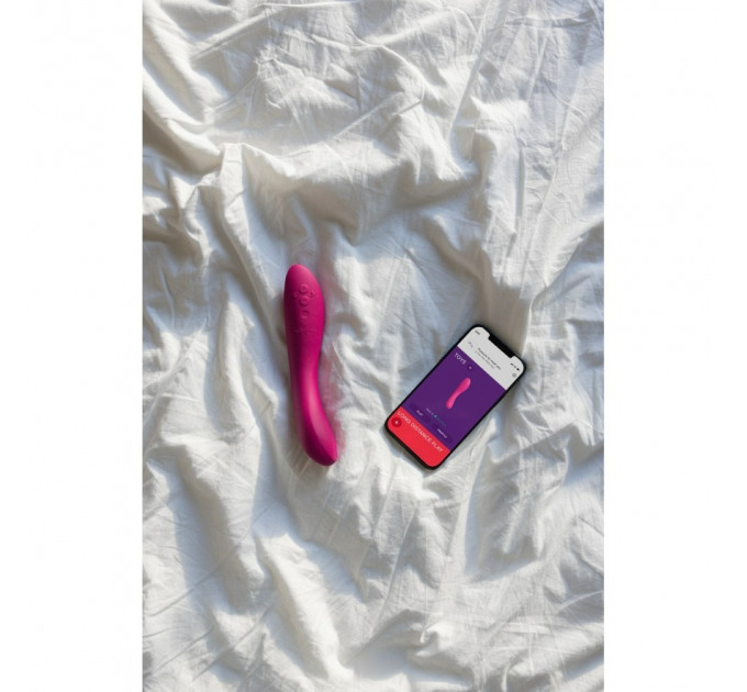 Вібратор для точки G Rave 2 We-Vibe, силіконовий, рожевий, 19.3 х 3 см