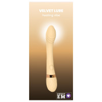 Вибратор для точки G с подогревом и двумя моторами Sweet Em, желтый