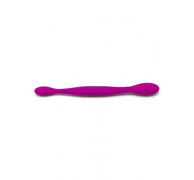 Вибратор двойной нереалистичный TOY JOY Infinity фиолетовый, 37 х 3.5 см