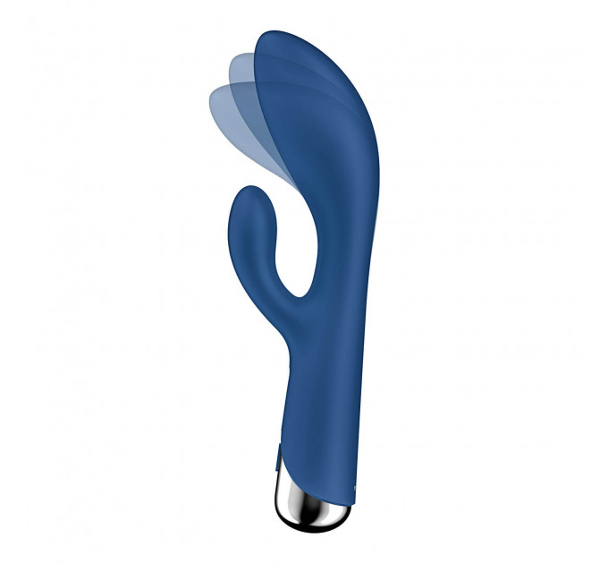 Вибратор кролик с ротацией Satisfyer Spinning Rabbit 1, синий