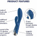 Вибратор кролик с ротацией Satisfyer Spinning Rabbit 1, синий