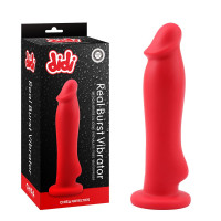 Вибратор на присоске Chisa DiDi Real Burst Vibrator, красный