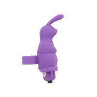 Вибромассажер в виде кролика на палец Chisa Mis Sweet Sweeiie Rabbit, фиолетовый
