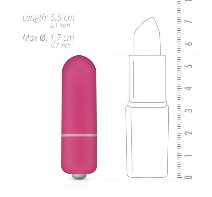 Віброкуля Easytoys, рожева, 5.5 х 1.7 см