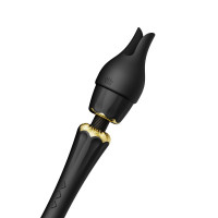 Вибратор микрофон с насадками Zalo Kyro Wand Obsidian Black