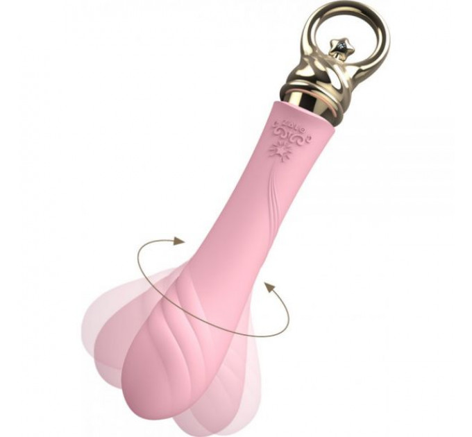 Вибромассажер с функцией подогрева ZALO COURAGE, Fairy Pink