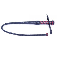 Батіг Leather з твердим наконечником, Black