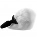 Анальная пробка Vibrating Anal Plug With Fox Tail с хвостом, М