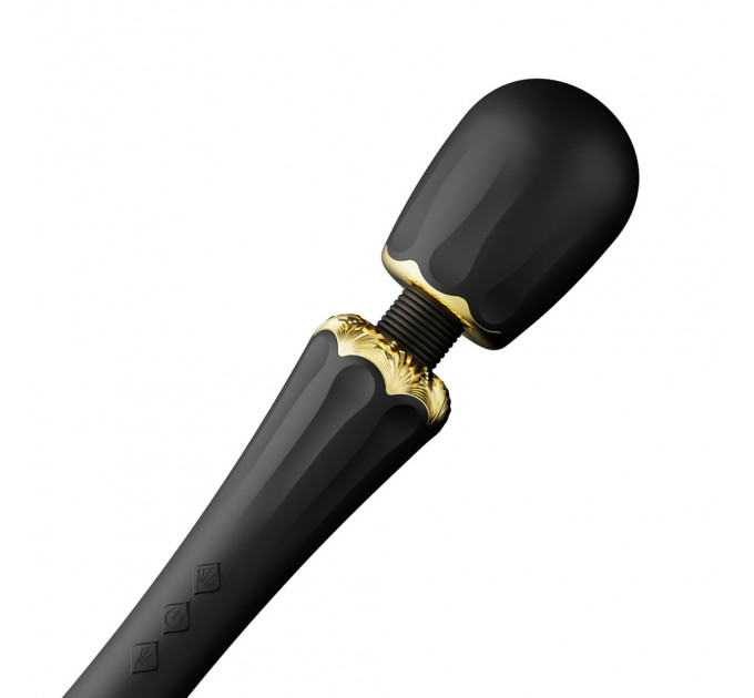 Вібратор мікрофон з насадками Zalo Kyro Wand Obsidian Black
