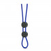 T331084 Регулируемое эрекционное кольцо STAY HARD DOUBLE LOOP BLUE