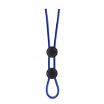T331084 Регулируемое эрекционное кольцо STAY HARD DOUBLE LOOP BLUE